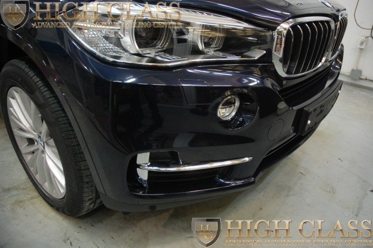 BMW X5 앞범퍼 PPF + 3M 썬팅 + 아톰골드 S200 블랙박스 + 하이패스 행복단말기 장착은 창원 하이클라스로  