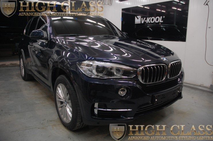 BMW X5 앞범퍼 PPF + 3M 썬팅 + 아톰골드 S200 블랙박스 + 하이패스 행복단말기 장착은 창원 하이클라스로  
