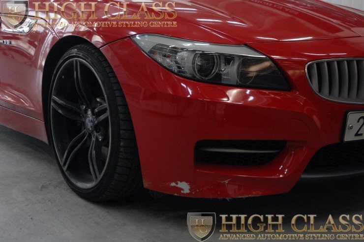 창원랩핑 BMW Z4 컨버터블 부분랩핑 카스킨은 하이클라스에서 