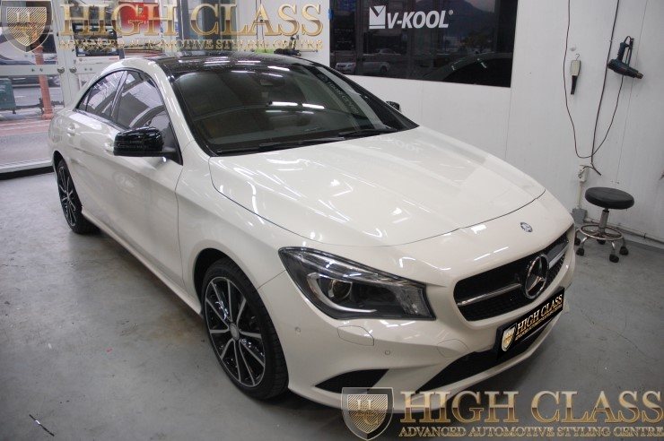 벤츠 CLA200 CDI 프리미엄 썬팅 브이쿨썬팅 시공은 전문대리점 창원 하이클라스에서  