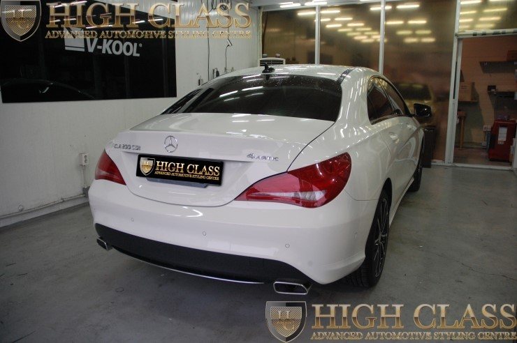 벤츠 CLA200 CDI 프리미엄 썬팅 브이쿨썬팅 시공은 전문대리점 창원 하이클라스에서  