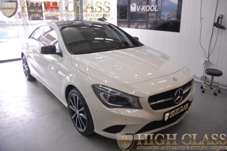 벤츠 CLA200 CDI 프리미엄 썬팅 브이쿨썬팅 시공은 전문대리점 창원 하이클라스에서  