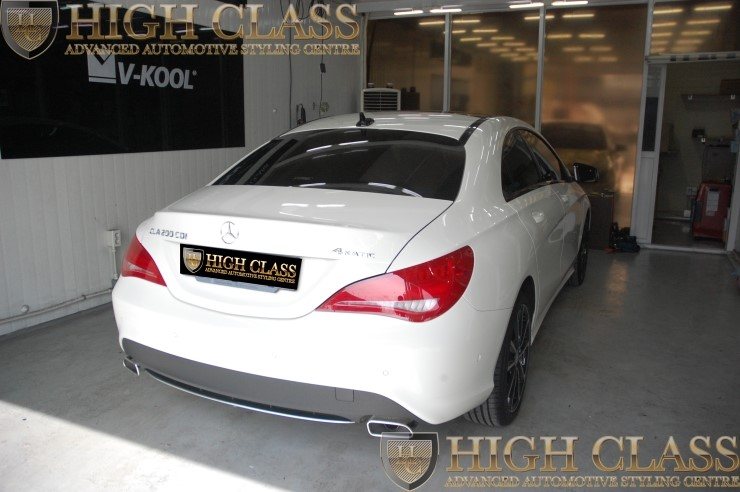 벤츠 CLA200 CDI 프리미엄 썬팅 브이쿨썬팅 시공은 전문대리점 창원 하이클라스에서  