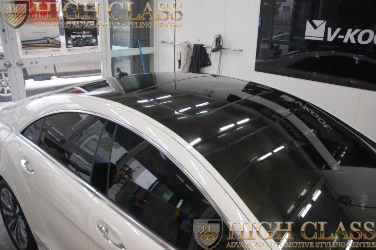 창원 루프스킨 벤츠 CLS 250d 의 시공 전 후 모습 비교해보세요 