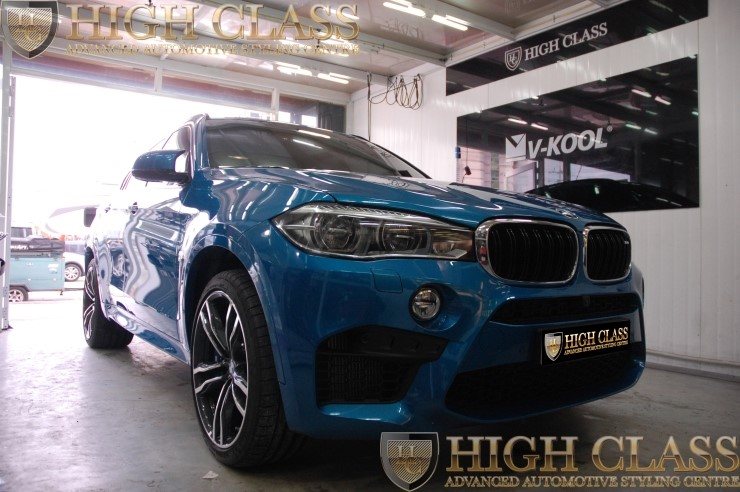 BMW X6M 창원 브이쿨썬팅 + 아이나비 QXD950 view + PPF 생활보호패키지 + PPF 라이트필름