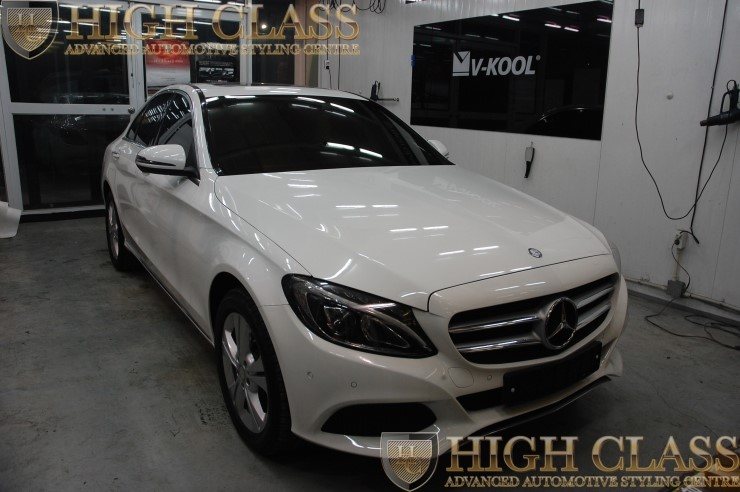 창원 하이클라스에서 벤츠 C220d 루프스킨 작업했어요 