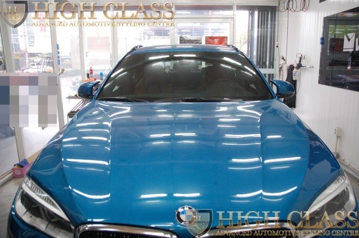 BMW X6M 최고급 열차단 썬팅필름 브이쿨 전측후 VK 70 시공 [창원 하이클라스]