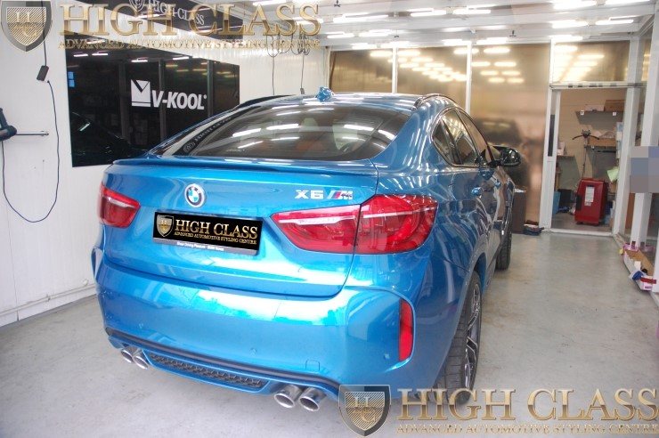BMW X6M 최고급 열차단 썬팅필름 브이쿨 전측후 VK 70 시공 [창원 하이클라스]