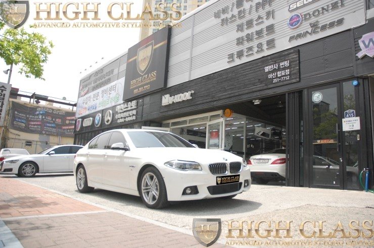 BMW 530d 창원썬팅 잘하는곳 하이클라스에서 브이쿨 썬팅 전면 X 25 시공