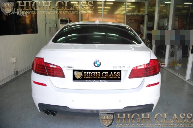 창원 하이클라스에서 BMW 530d 브이쿨 썬팅 했어요