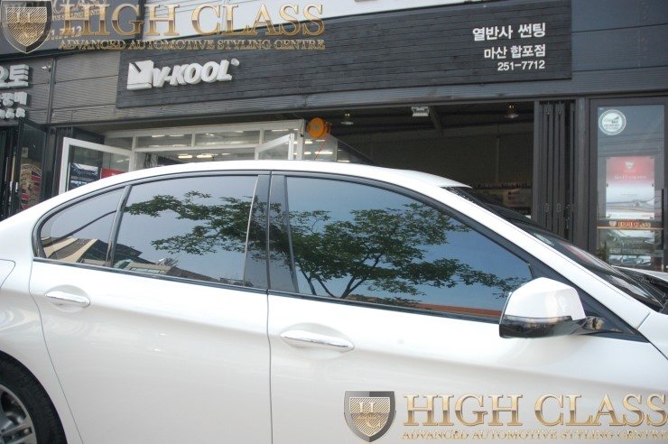창원 하이클라스에서 BMW 530d 브이쿨 썬팅 했어요