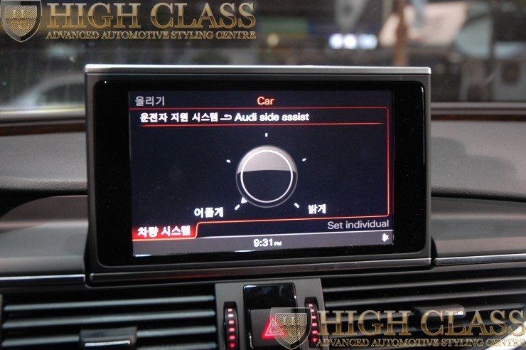 아우디 A7 순정 사이드 어시스트 (사각지대 경보장치) 장착기 [창원 하이클라스]