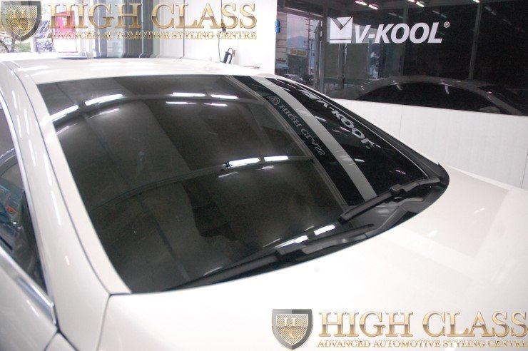 창원 브이쿨썬팅 전문대리점 하이클라스에서 벤츠 CLS350d 브이쿨썬팅 시공하고 현대웰슨 WS-6500FG 블랙박스도 장착했어요  