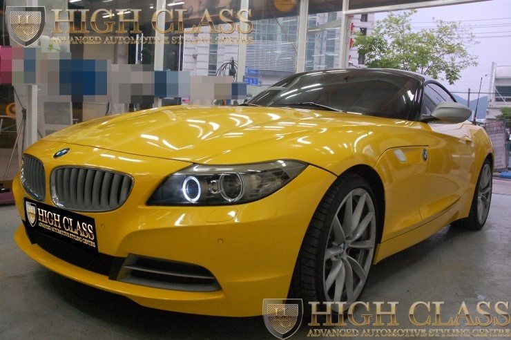 창원 자동차 랩핑 비용 마감처리 모두 만족한 BMW Z4 전체카스킨 후기 