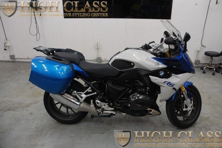 BMW 바이크 부분 랩핑 R1200RS 창원 카스킨 전문점에선 안되는게 없네요