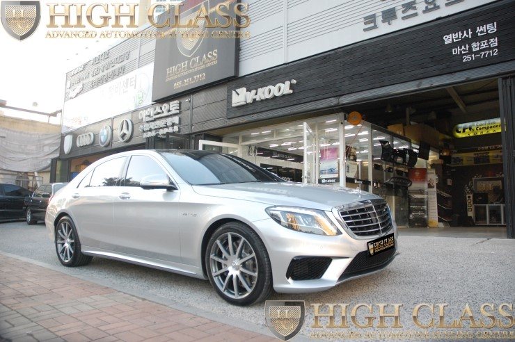 마산 창원 썬팅 잘하는곳 수입차에 추천하는 브이쿨 벤츠 S63 AMG 딱이네~ 