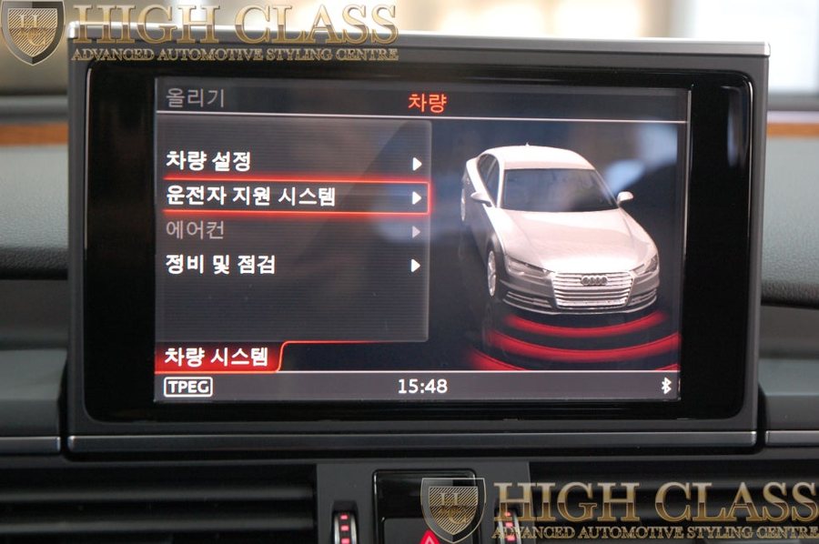 창원 아우디 A7 사이드어시스트 순정 옵션 찾았다