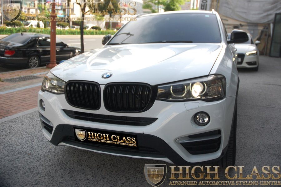 BMW X4 키드니 그릴교체 블랙유광의 포스 후덜덜 창원 드레스업 튜닝