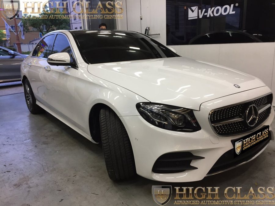 벤츠 E클래스 다이아몬드 그릴 신형 E300 W213 창원 레이노 썬팅 시공기