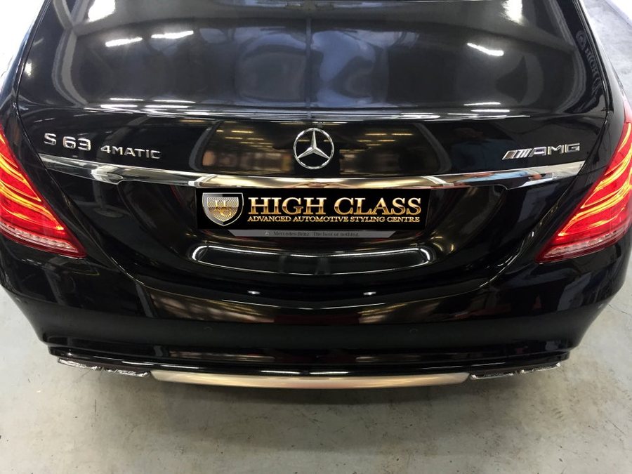 창원 PPF 벤츠 S63 amg 4matic 뒷범퍼 보호해요