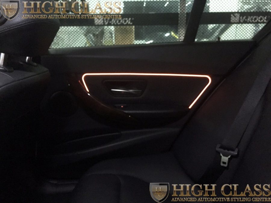 BMW 엠비언트 라이트와 실내등 320d의 LED 튜닝