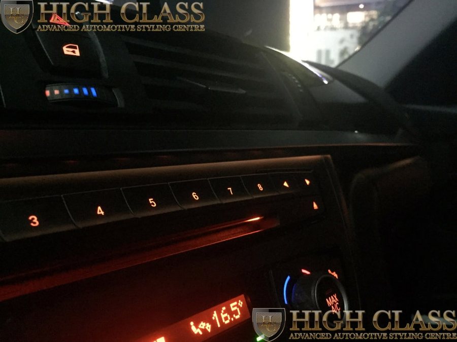 BMW 엠비언트 라이트와 실내등 320d의 LED 튜닝