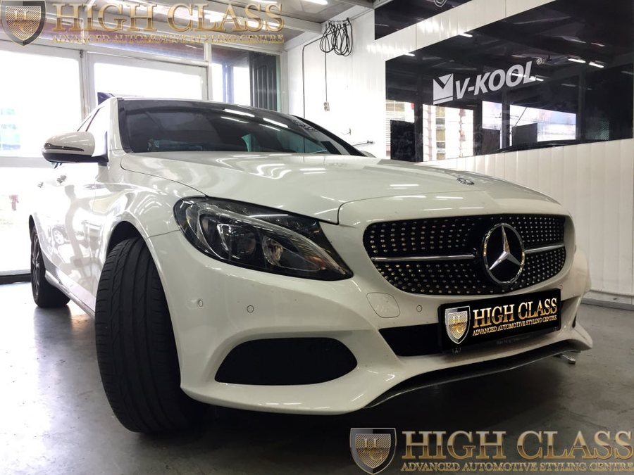 벤츠 C220d 다이아몬드그릴 교체 아우라가 다르네