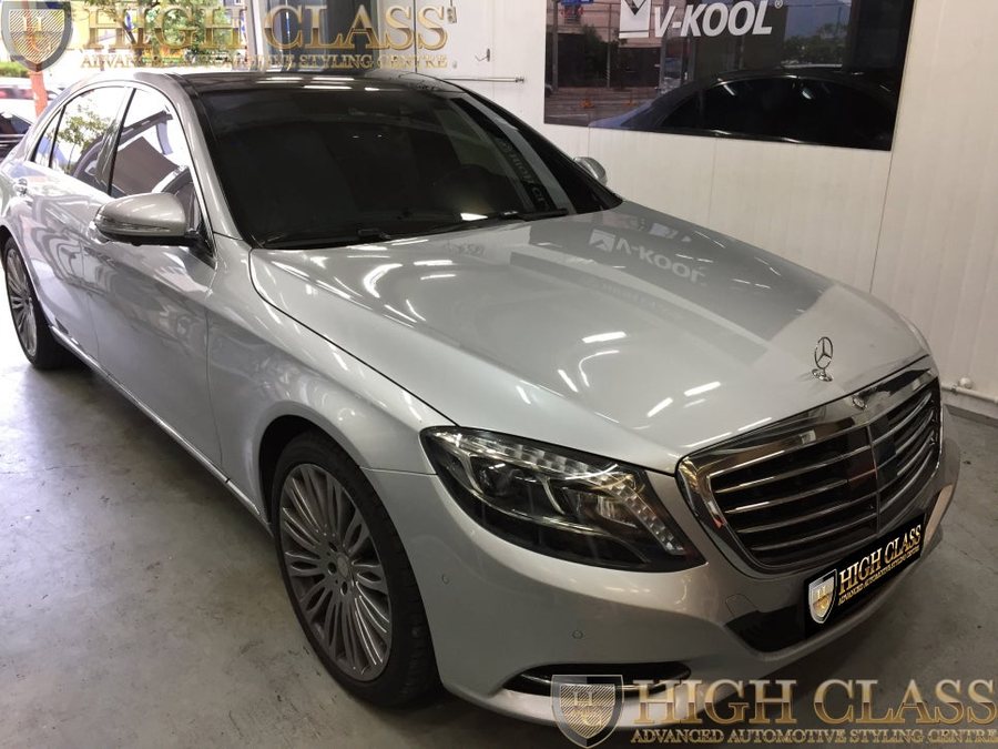 창원 수입차 네비게이션 매립 벤츠 S500 순정의 답답함 아이나비X1큐브로 해소