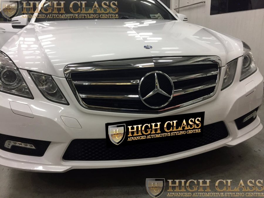 벤츠 W212 그릴교체 E350의 아방가르드한 튜닝