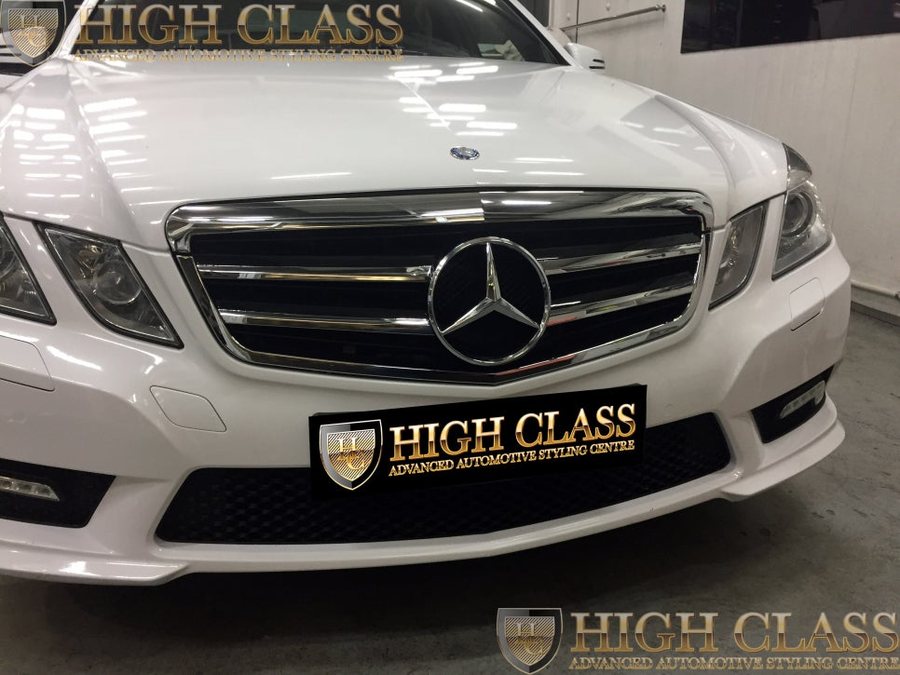 벤츠 W212 그릴교체 E350의 아방가르드한 튜닝