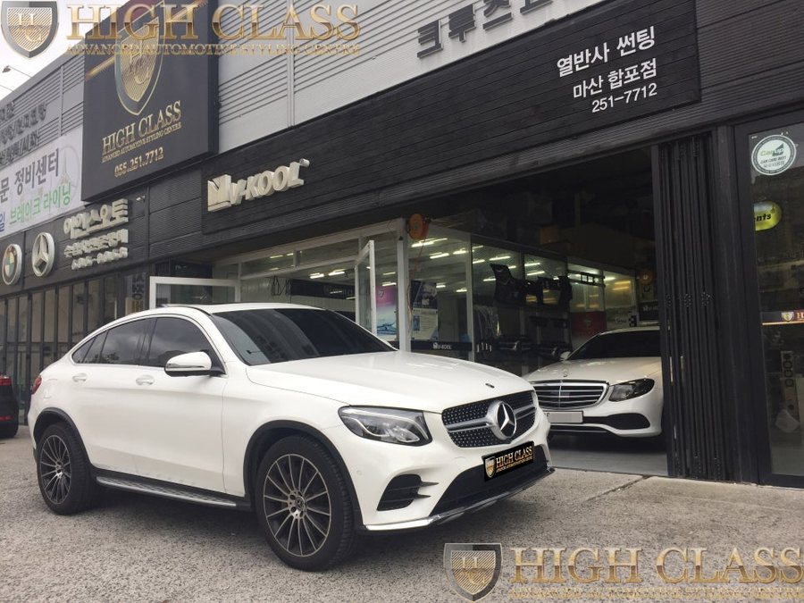 창원 랩핑 벤츠 GLC 쿠페 실내엔 3M 블랙브러쉬 PPF 생활보호패키지까지