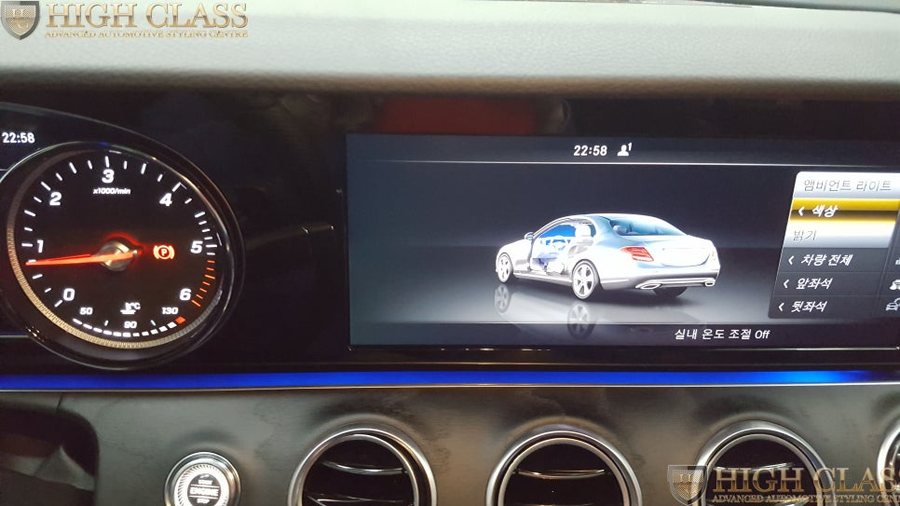 벤츠 엠비언트 E클래스 E220 계기판 미드레인지 안전벨트