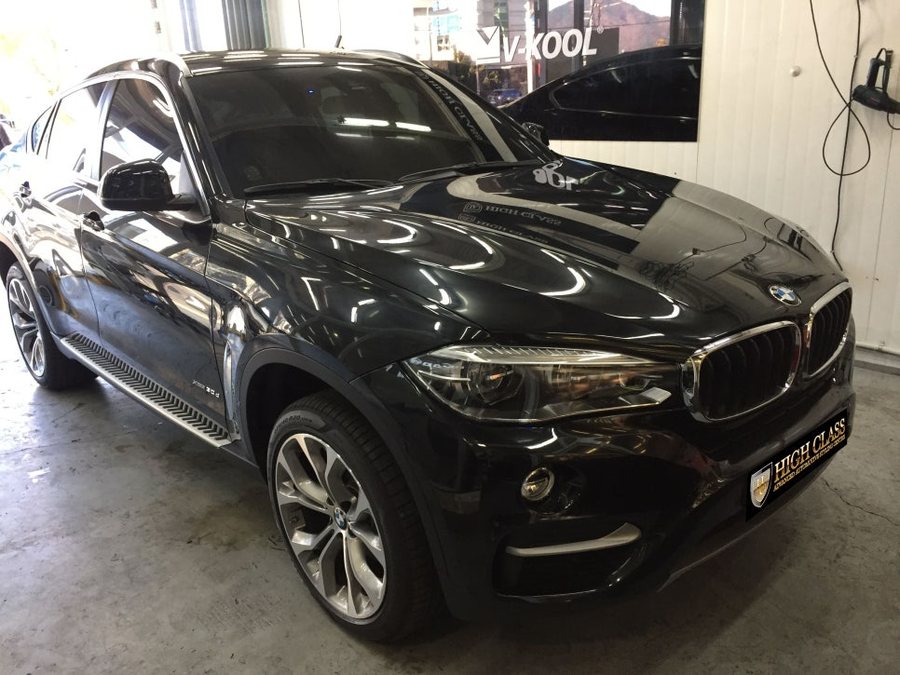 창원 썬팅 전문점에서 열차단 최고봉 레이노S9 BMW X6에 시공