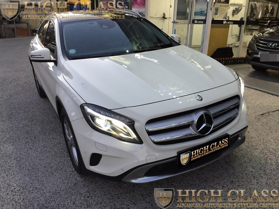 창원 네비매립 벤츠 GLA200d에 아틀란3D N링크2 시공