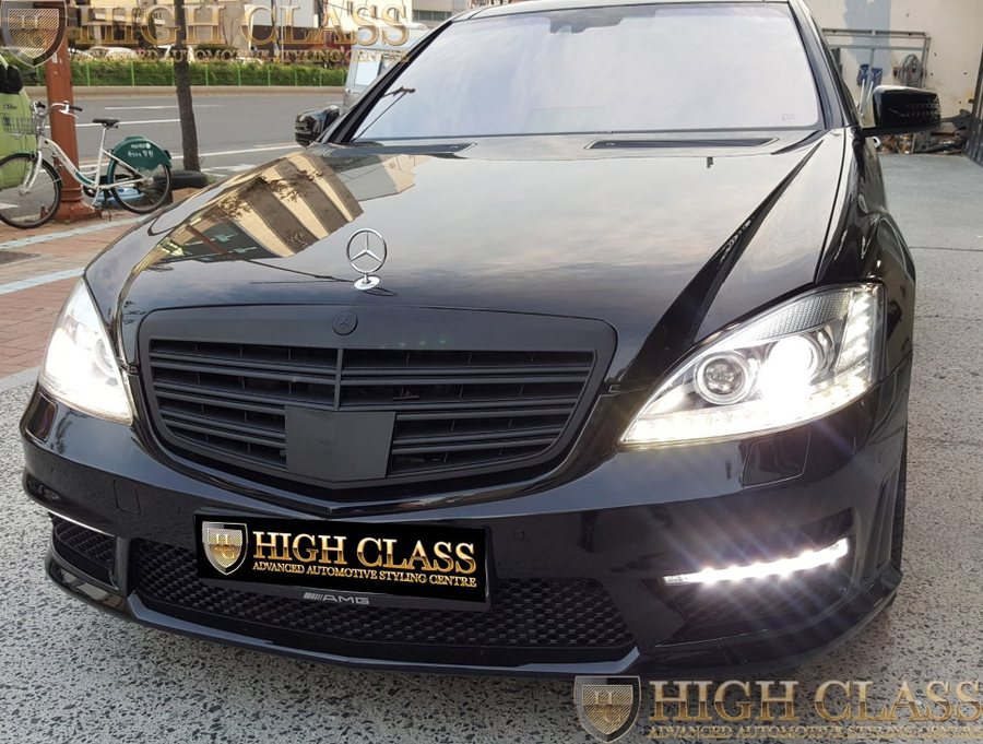창원 벤츠 S63 AMG 레이노 S9 전면썬팅 자외선차단 필름