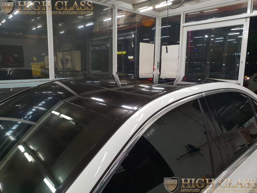 벤츠 E220d 루프스킨 및 코딩 작업했어요