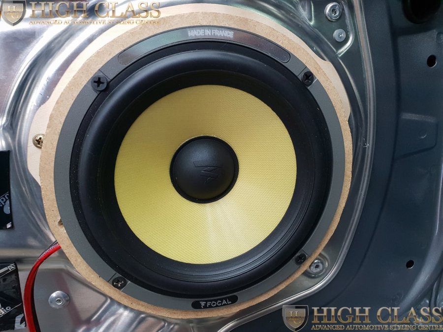 벤츠 E300 포칼 es165k로 스피커 교체