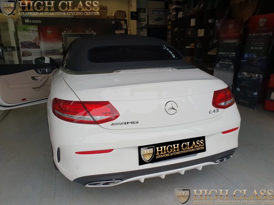 벤츠 카브리올레 C43 AMG 머플러팁