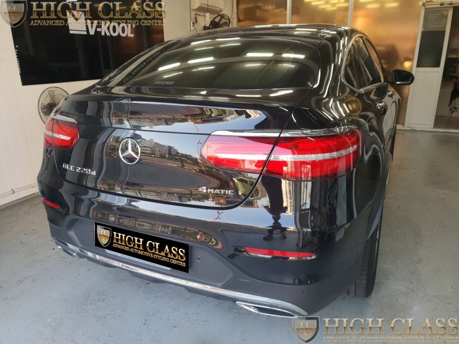 벤츠 GLC 220d 실내 카본랩핑과 AMG 스포츠 페달