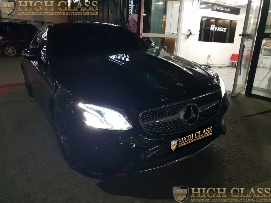 벤츠 E220d E쿠페 17년식 멀티컬러 및 부메스터 커버