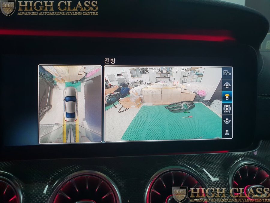 벤츠 CLS 300d 360도 순정 어라운드뷰 주차달인 되었어요