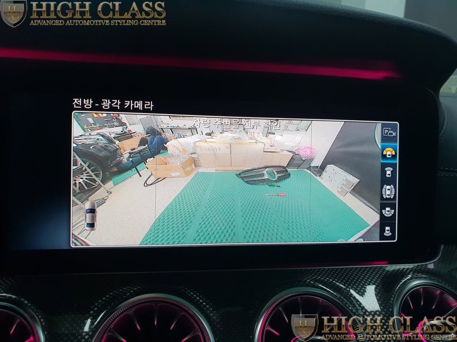 벤츠 CLS 300d 360도 순정 어라운드뷰 주차달인 되었어요