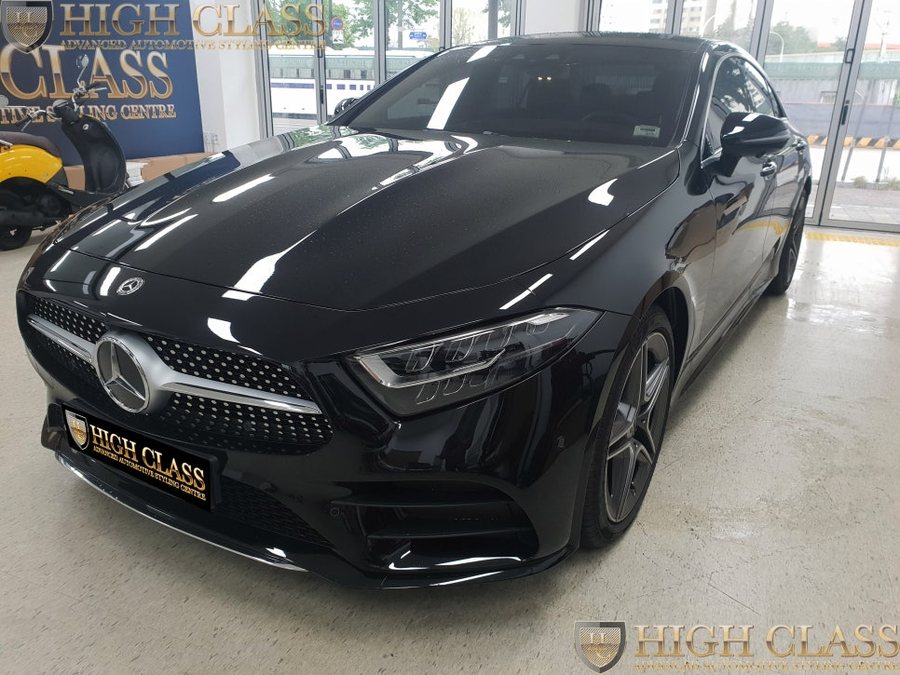 벤츠 CLS 300d 순정 360도 어라운드뷰 장착으로 안 보이는 부분까지