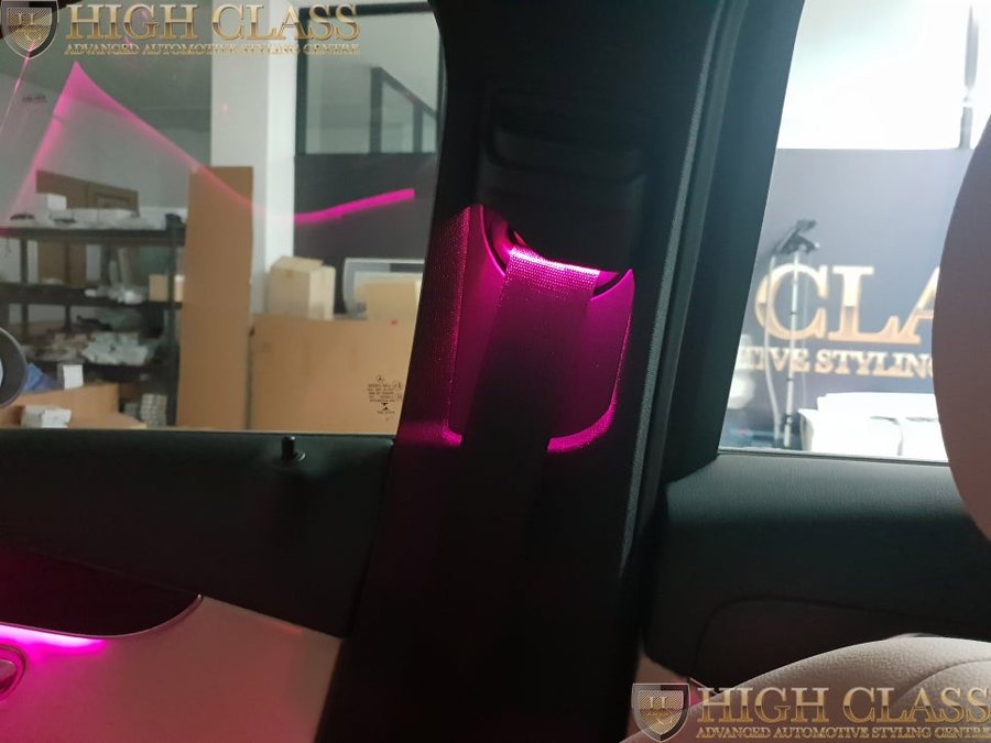 벤츠 C클래스 미드레인지 안전벨트 송풍구 엠비언트 및 전동센터스피커