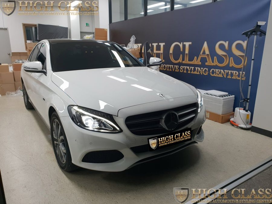 벤츠 C클래스 C350e 순정전동트렁크 옵션 업그레이드
