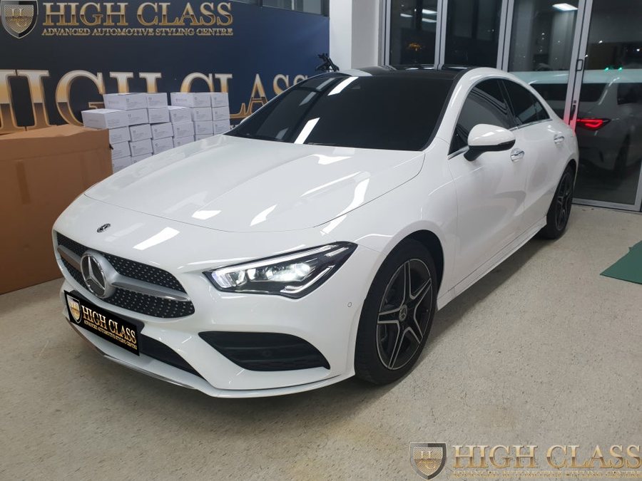 신형 벤츠 CLA 리어송풍구 엠비언트
