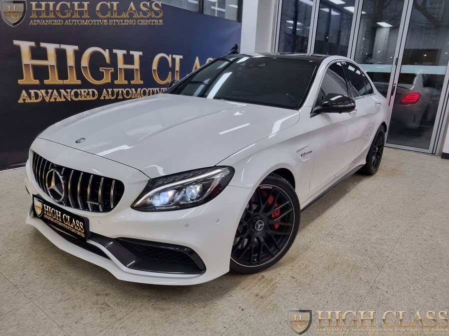 벤츠 C63 AMG 전동트위터 송풍구 대시보드 엠비언트 2열 열선시트
