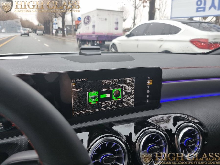 벤츠 CLA 순정 360도 어라운드뷰 찾아볼수 없는 사각지대