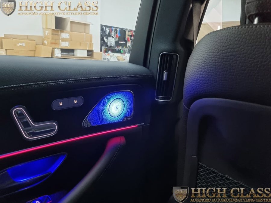 벤츠 GLS 400d - 부메스터 트위터, 미드레인지 엠비언트, 와이드 미러