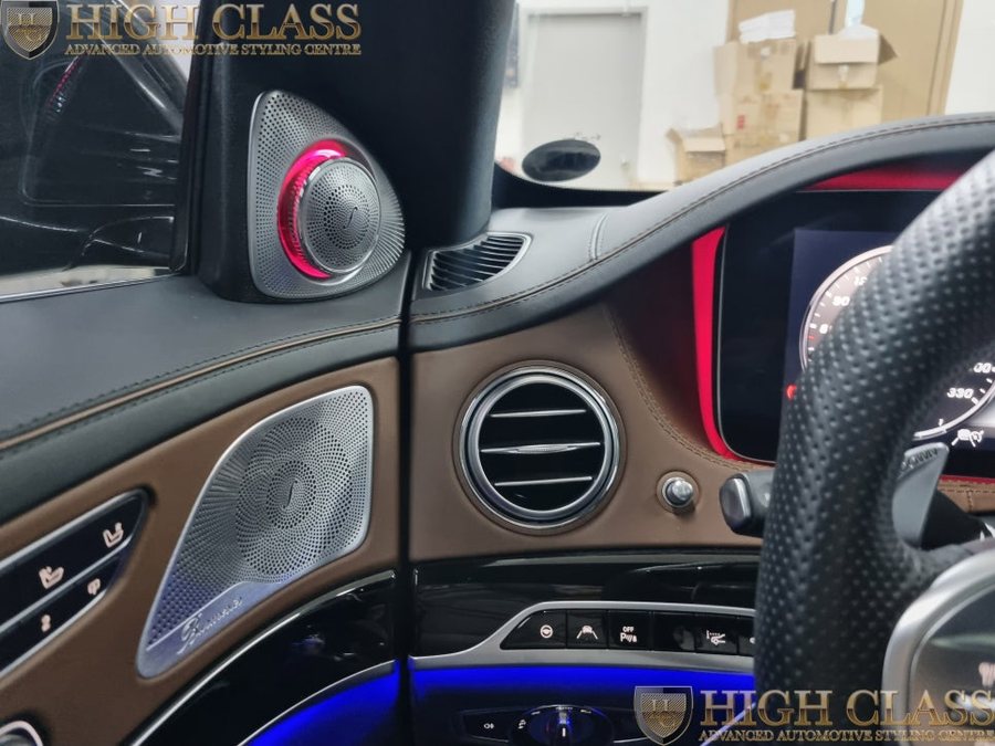 벤츠 S클래스 S63 AMG 카오디오튜닝 부메스터 전동트위터